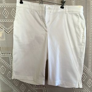 White Bermuda Shorts